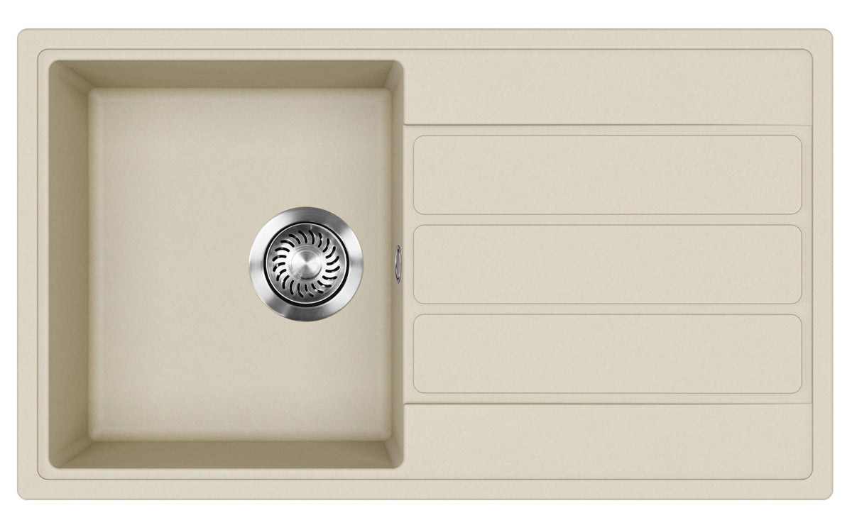 EVIDO Easy 45S gránit mosogatótál szifonnal bézs 105980BK (doboz nélkül)