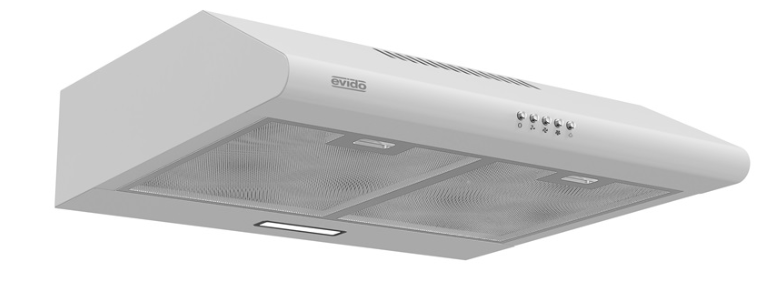 Ecorgan Evido Dualflow 50W szabadonálló 50 cm fehér páraelszívó