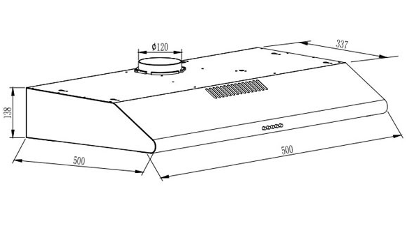 Ecorgan Evido Dualflow 50X szabadonálló 50 cm inox páraelszívó