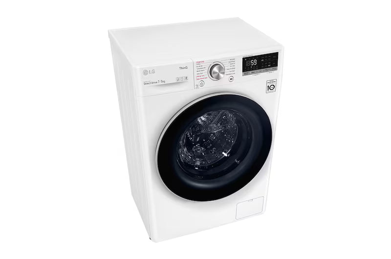 LG F2DV5S7S1E szabadonálló keskeny mosó-szárítógép 7,5  kg