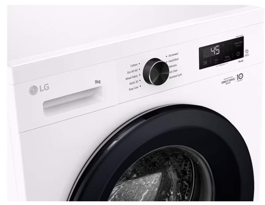LG F4X1009NWK szabadonálló elöltöltős mosógép 9kg