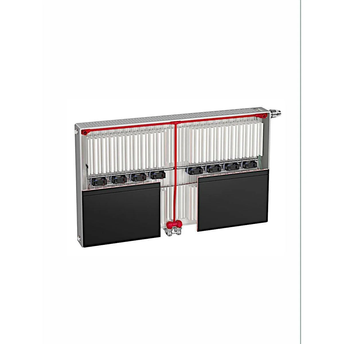 Vogel&Noot Ulow E2 22PTM 500x400 középső csatlakozású, alacsony hőmérsékletű radiátor (F9E2205004010000)