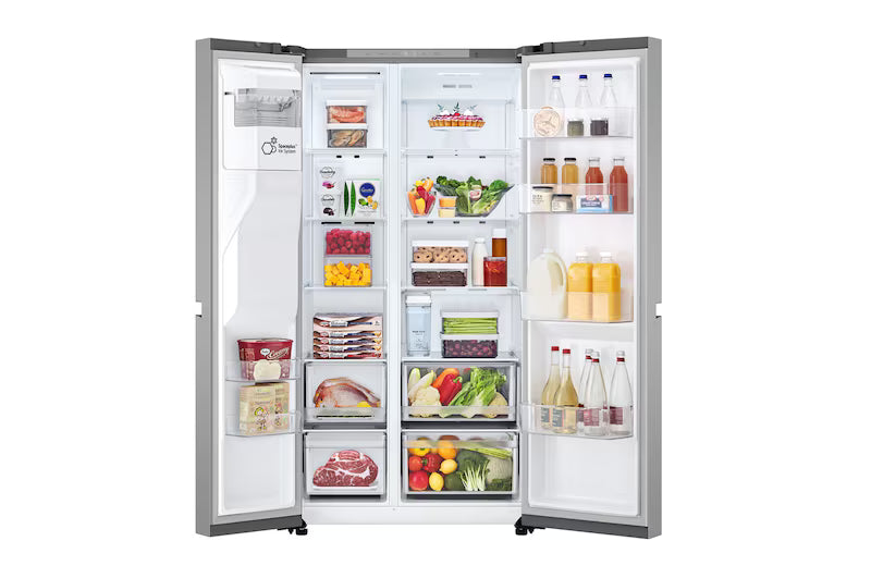 LG GSLC41PYPE szabadonálló side-by-side hűtőszekrény