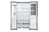 LG GSXV80PZLE szabadonálló side-by-side hűtőszekrény