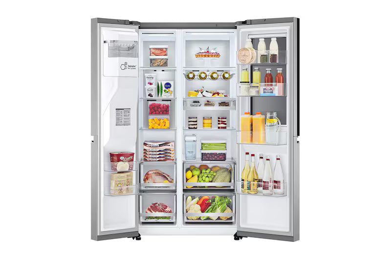 LG GSXV91MBAE szabadonálló side-by-side hűtőszekrény