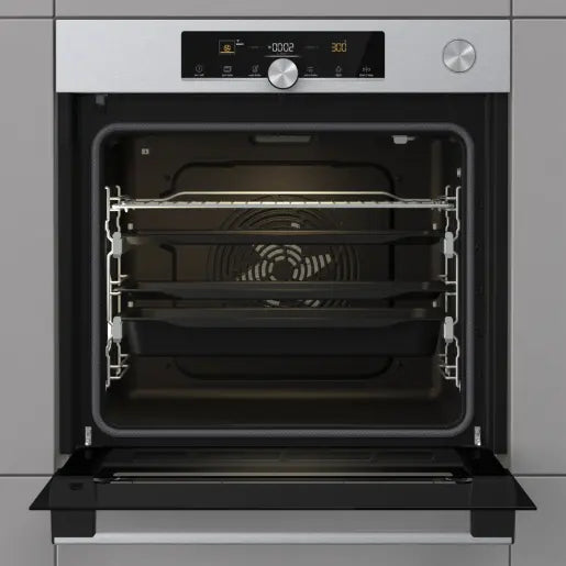 Gorenje BPSA6747A08X beépíthető pirolitikus sütő hozzáadott gőzzel