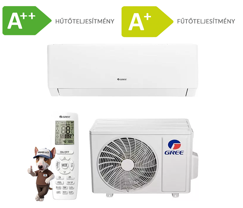 Gree Pulse inverter 3.2 kW air conditioner set