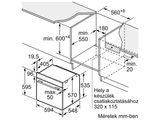 Bosch HBA534BW0 beépíthető sütő