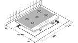 Beko HILW-75235 S beépíthető gázfőzőlap