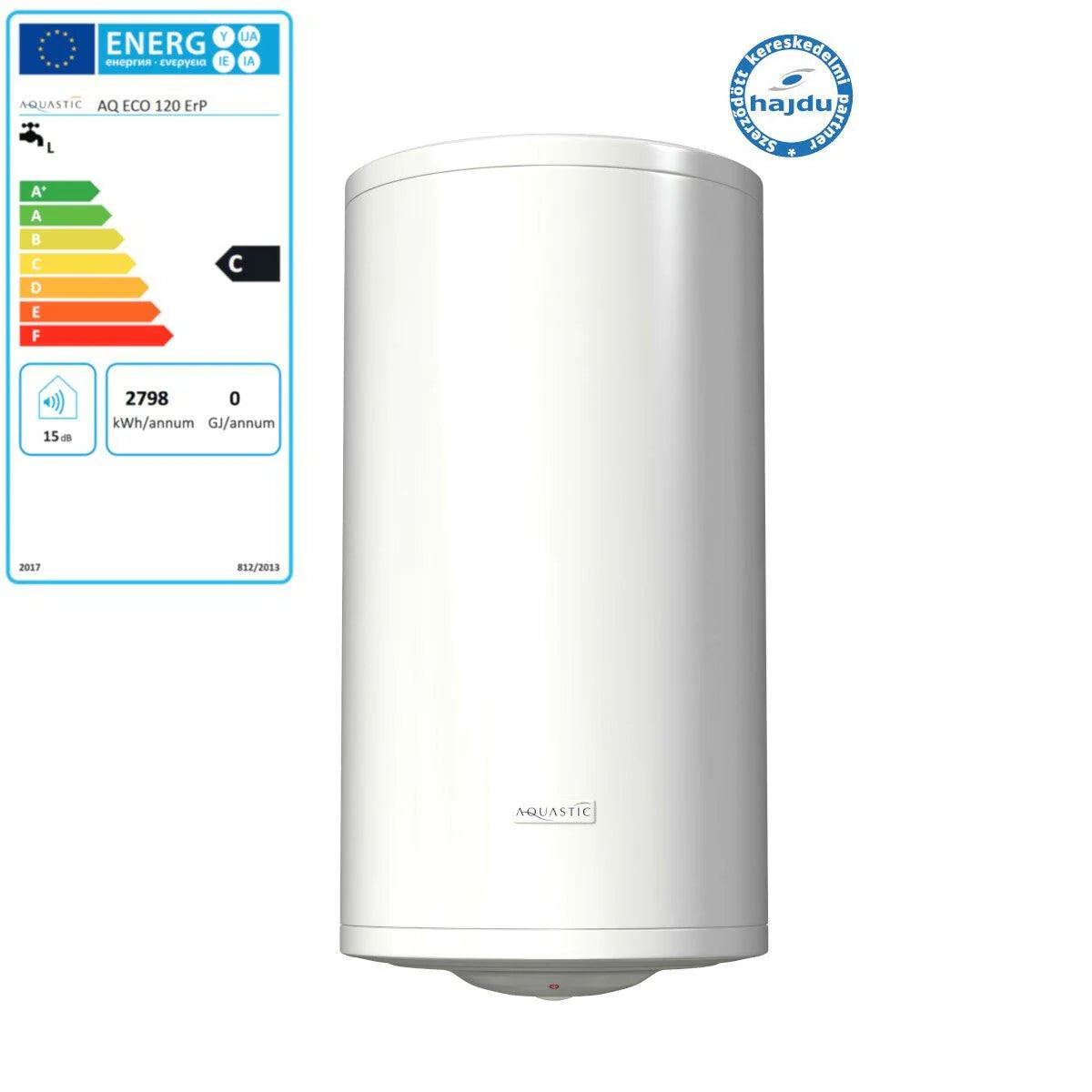 Hajdu Aquastic AQ ECO 120 Erp, függőleges forróvíztároló, 120 literes (2112013540)