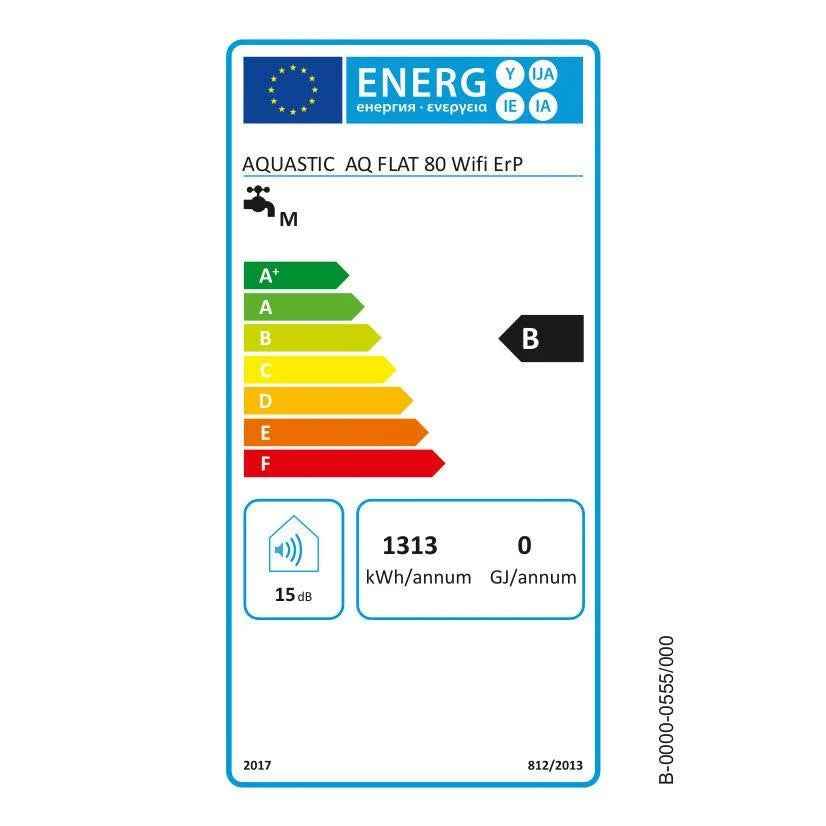Hajdu Aquastic AQ Flat WIFI F50 ErP szögletes elektromos vízmelegítő (2111613550)