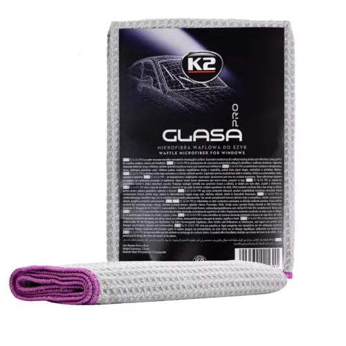 K2 GLASA PRO 40x40 cm - mikroszálas kendő üveg felületre
