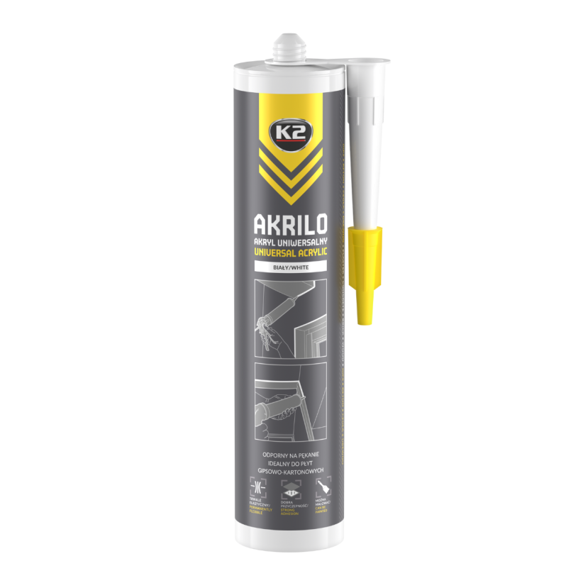 K2 AKRILO 300ml - fehér - univerzális akril