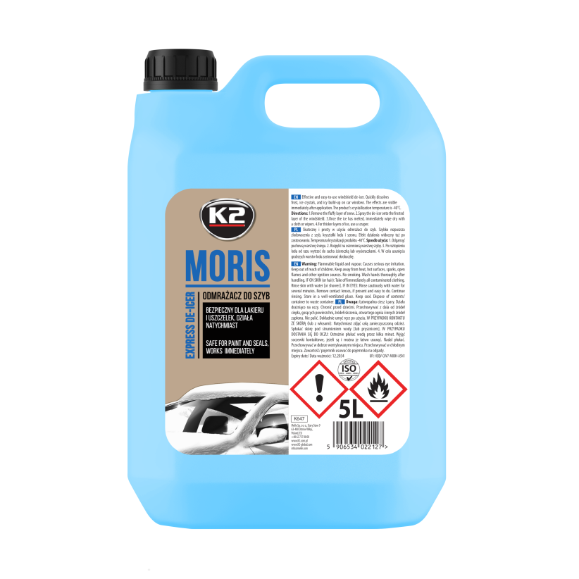 K2 MORIS 5l -40°C - szélvédő jégmentesítő