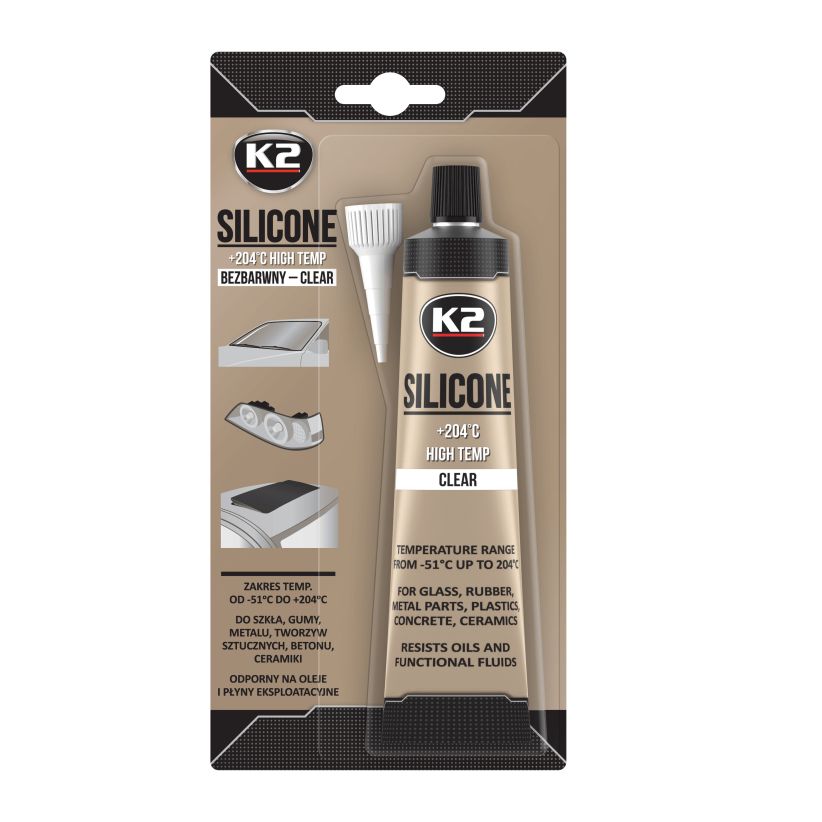 K2 SILICONE 85g SZÜRKE szilikon