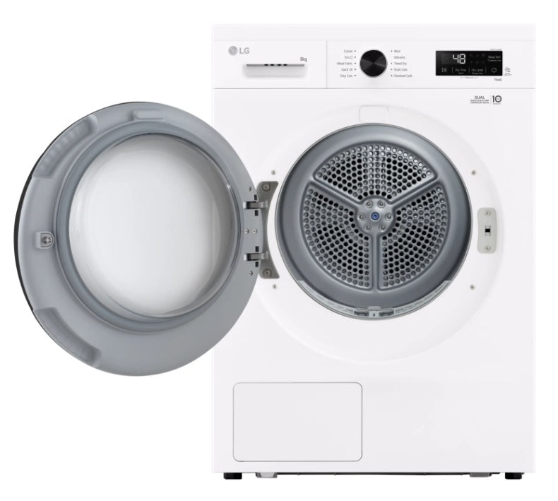 LG RHX1008NWK szabadonálló hőszivattyús szárítógép 8 kg