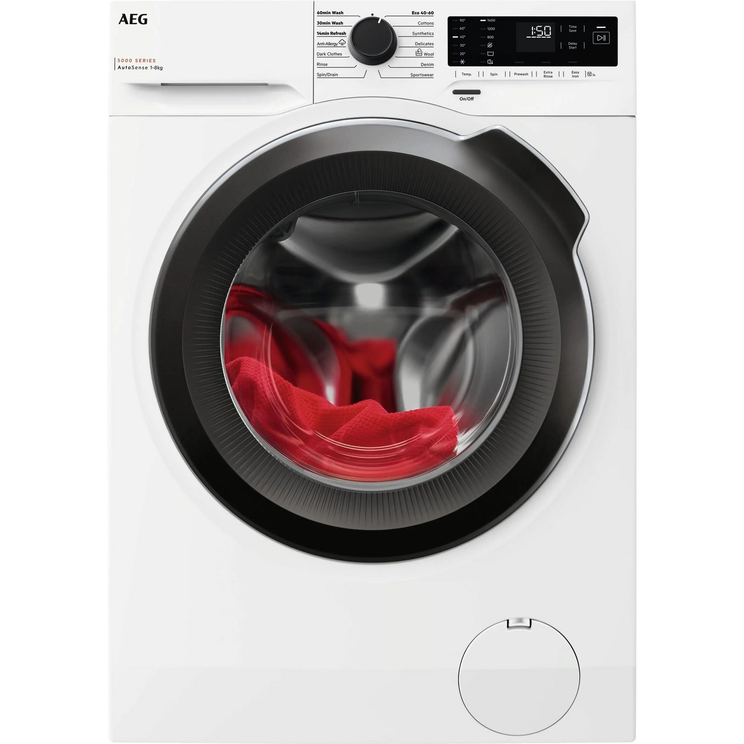 AEG LF5Z48BE szabadonálló elöltöltős mosógép 8kg