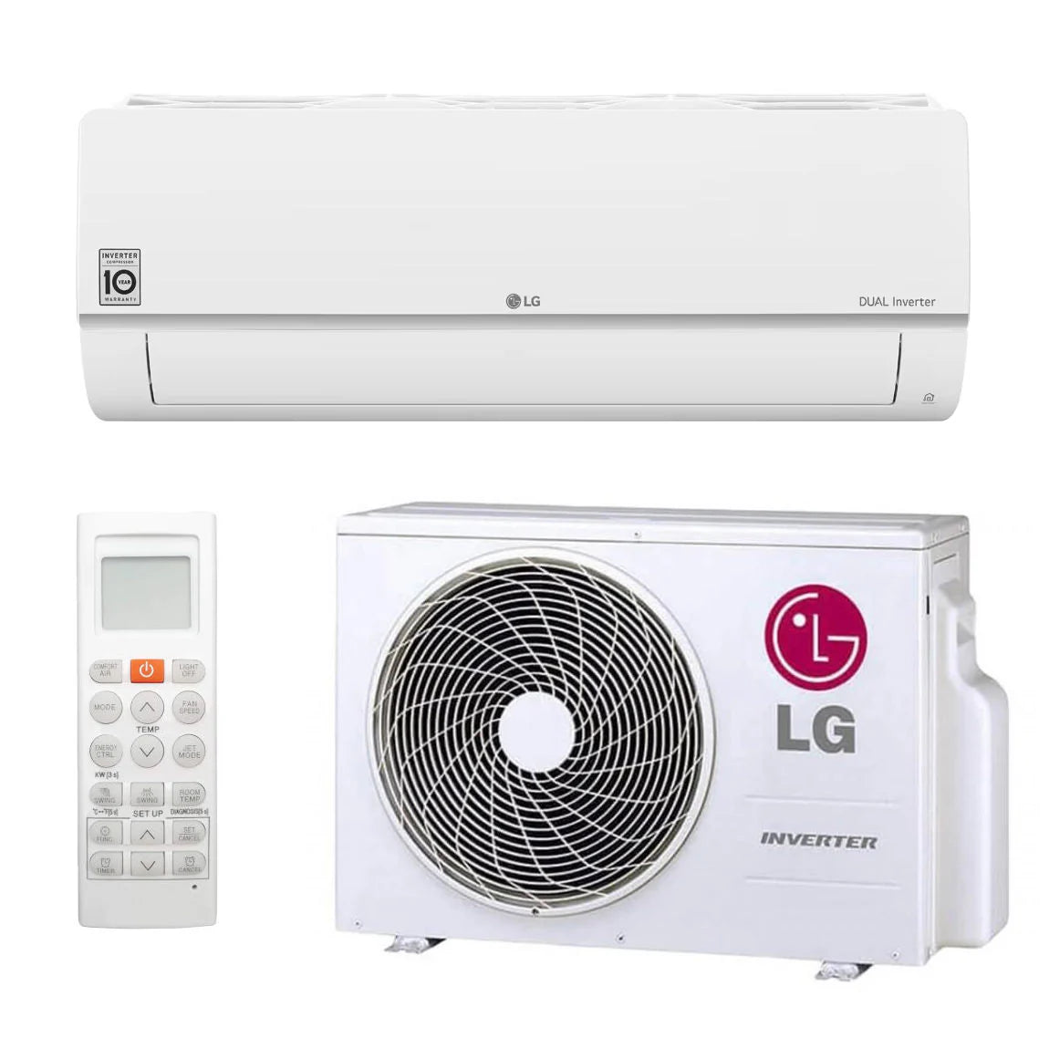 LG Klíma PC24SK SILENCE PLUS DUAL oldalfali split (R32, 7,1 kW)