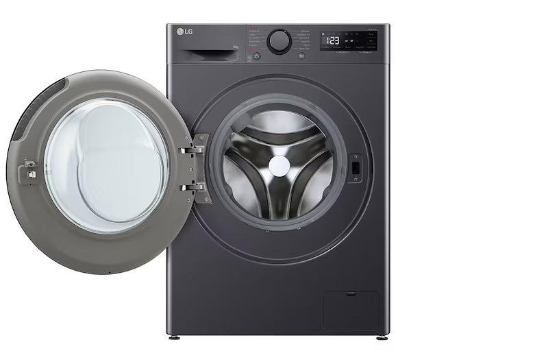 LG F4X7011TWB szabadonálló elöltöltős gőzmosógép 11 kg, fekete