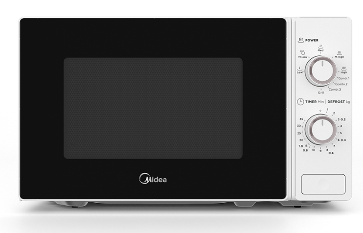Midea MG720C2AT szabadonálló mikrohullámú sütő fehér