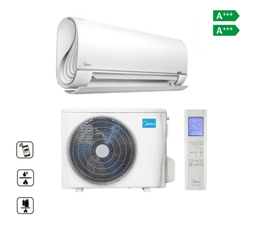 Midea MSFAAU-09HRFN8(B) Breezeless oldalfali multi beltéri (2,6 kW)