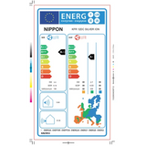 Nippon SILVER ION SMART Inverteres Split Klíma Csepptálca Fűtéssel és Beépített Wifivel 3,5kW
