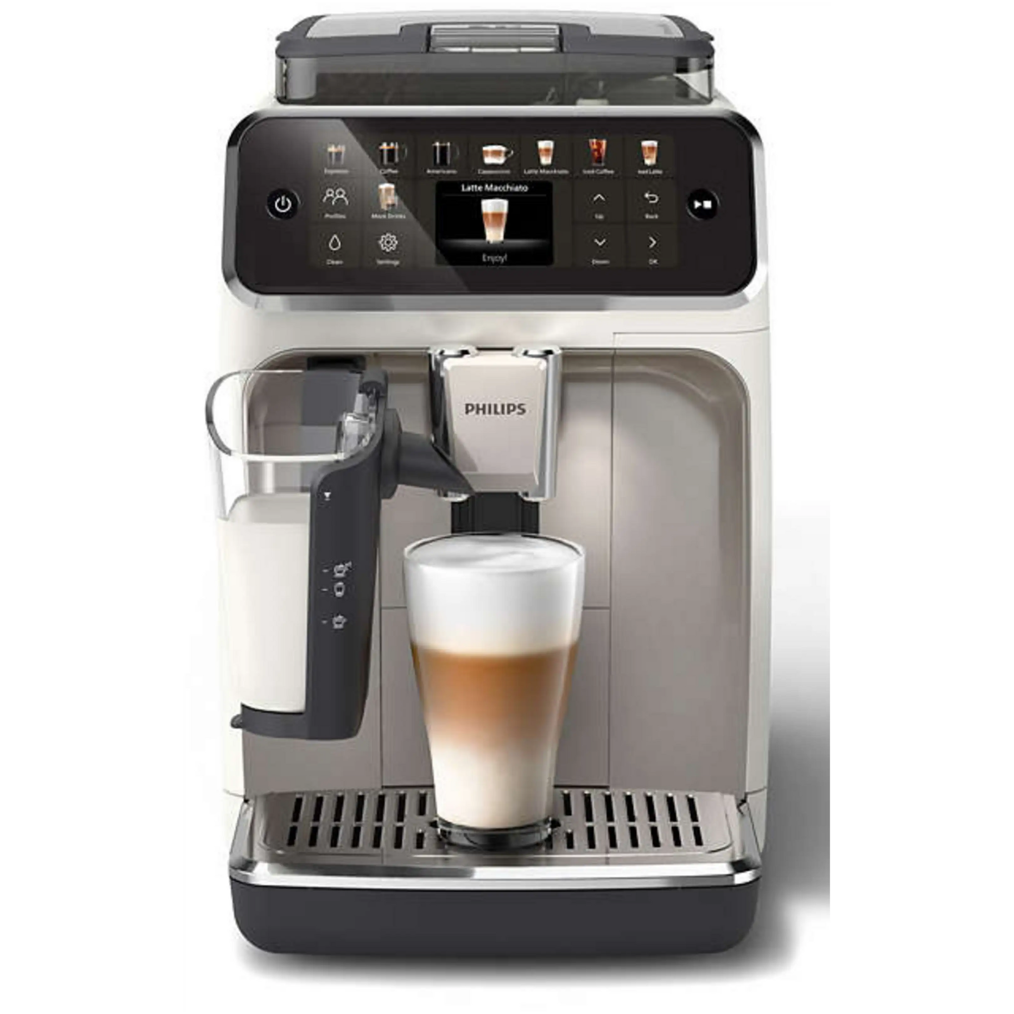 PHILIPS EP5543/90 5500 LatteGo automata kávégép LatteGo tejhabosítóval