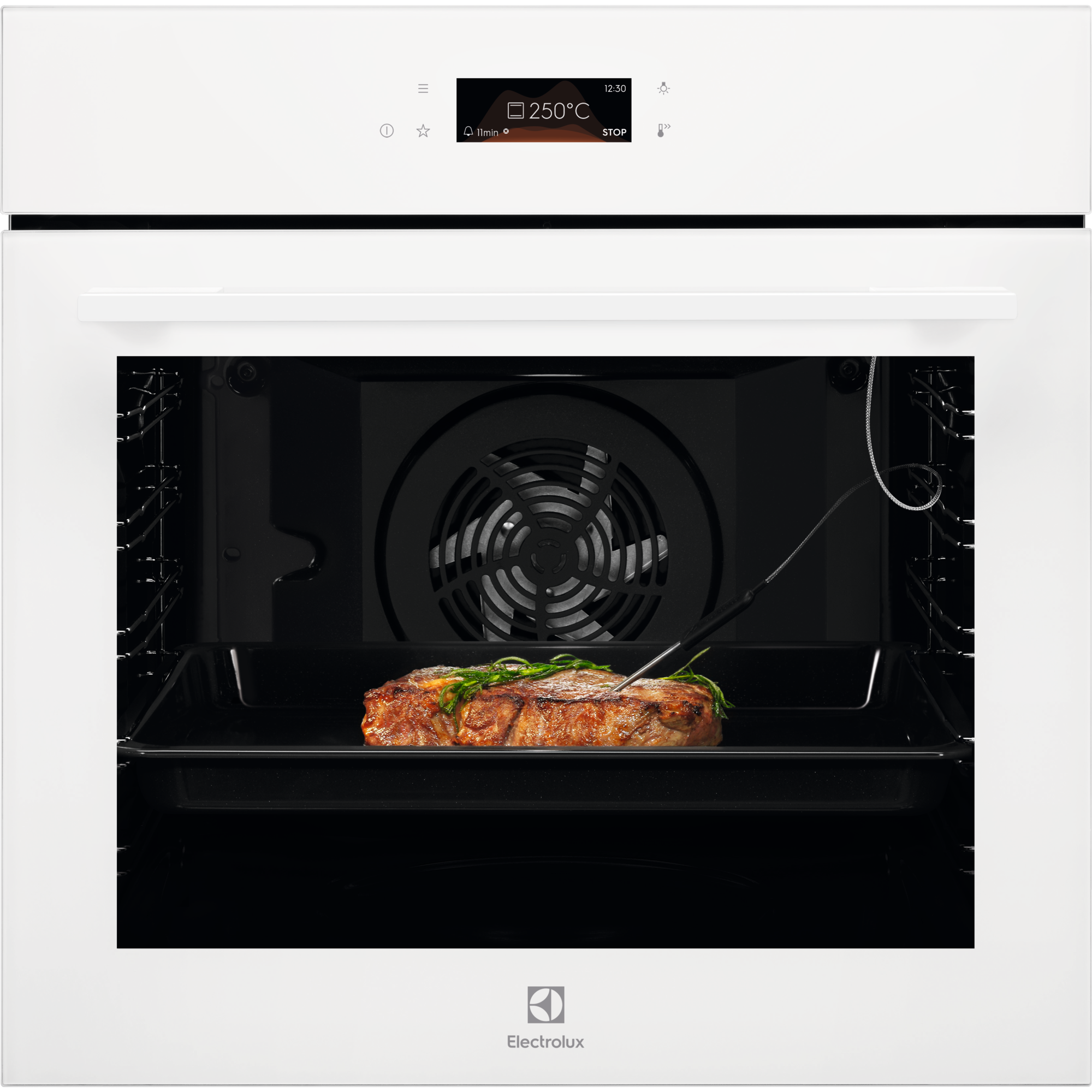 Electrolux EOE8P39V beépíthető pirolitikus SenseCook sütő fehér