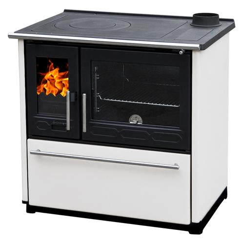 Warnex Plamen 850 Glas sparhelt fehér, jobbos