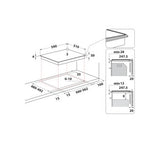Whirlpool WL S5360 BF/W indukciós főzőlap