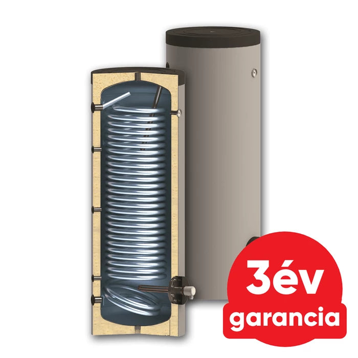 SUNSYSTEM SWP NL 400 indirekt használati meleg víz tartály hőszivattyúhoz - 1 hőcserélővel