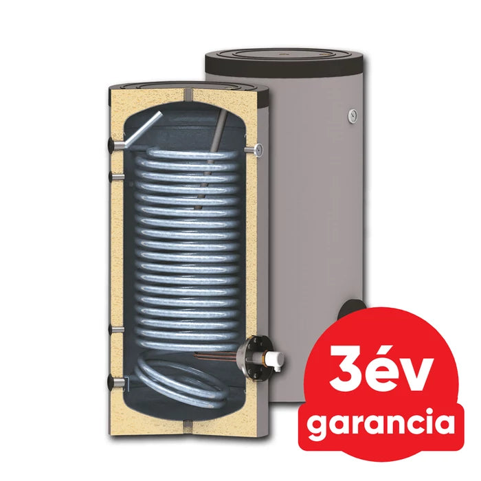 SUNSYSTEM SWP N 150 indirekt használati meleg víz tartály hőszivattyúhoz - 1 hőcserélővel
