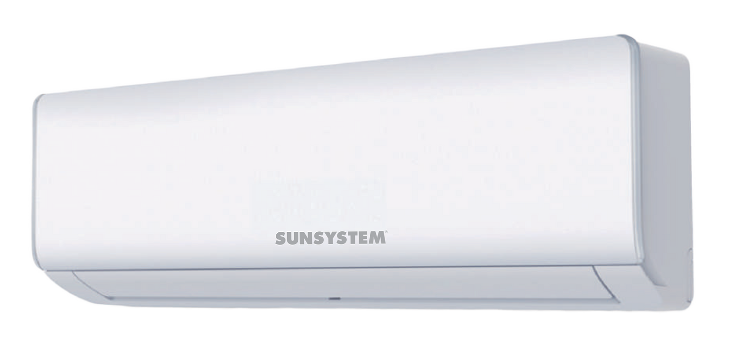 SUNSYSTEM 180C-HSD WiFi oldalfali split hűtő-fűtő klíma, tartó konzollal (R32 - 5,1 kW)
