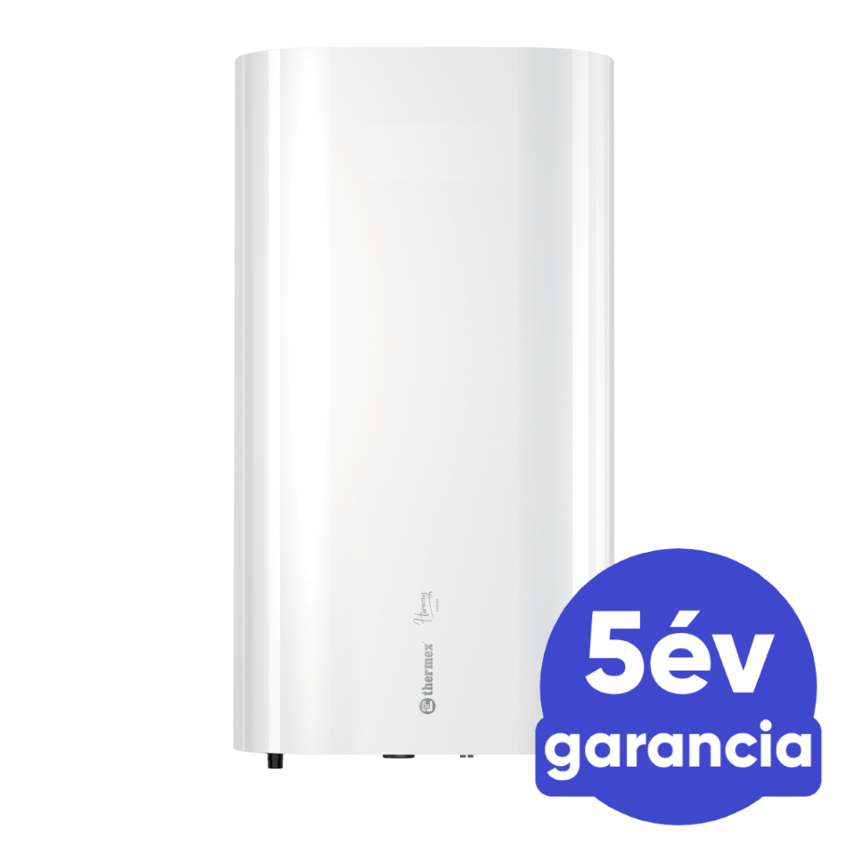 THERMEX HARMONY 100 - extra lapos elektromos vízmelegítő (100 l - 2,5 kW - fehér - C energiaosztály)