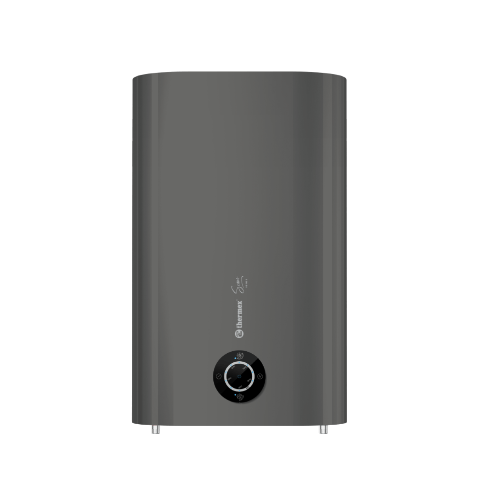 THERMEX SEANO Smart 50 - extra lapos elektromos vízmelegítő (50 l - 1,8 kW - antracit - B energiaosztály)