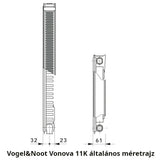 Vogel&Noot 11K 900x400 kompakt radiátor