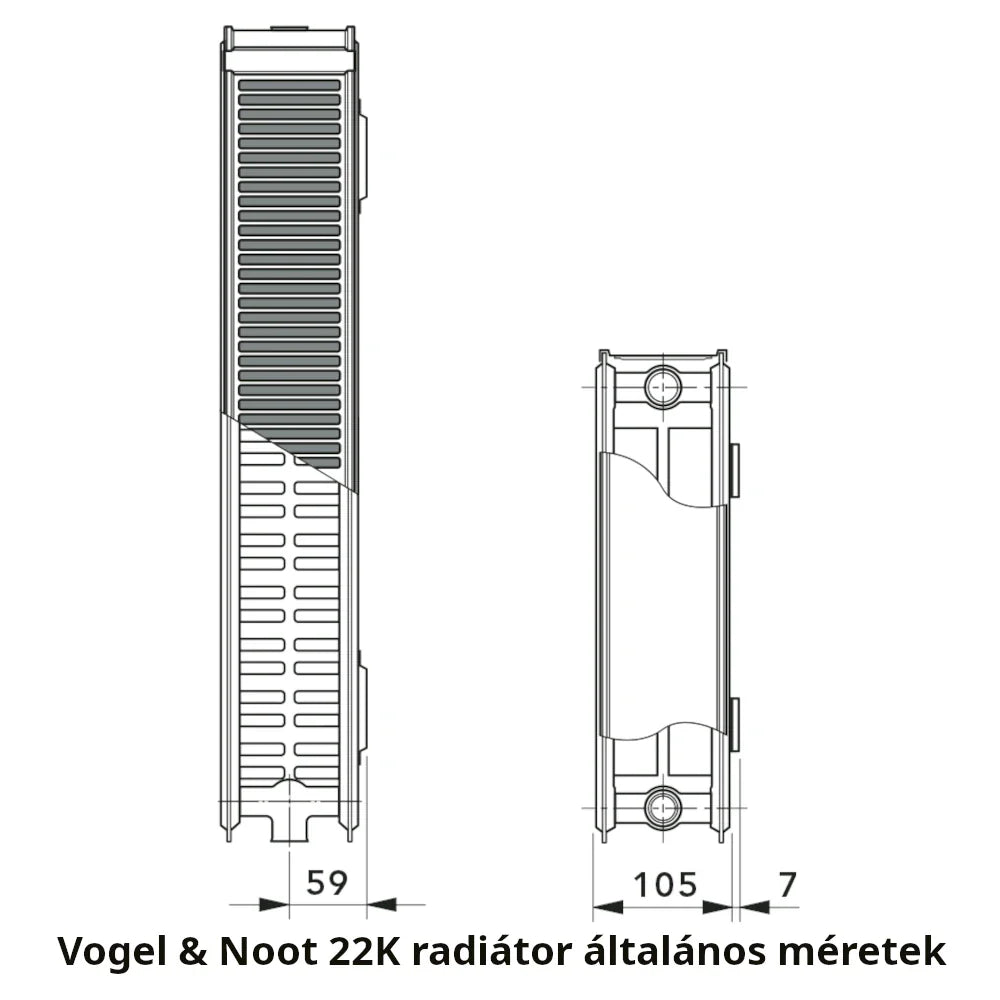Vogel&Noot Vonova 22K (DK) 600x720 radiátor