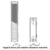 Vogel&Noot Vonova 22K (DK) 600x720 radiátor