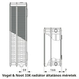 Vogel&Noot Vonova 33K (DKEK) 600x1400 radiátor