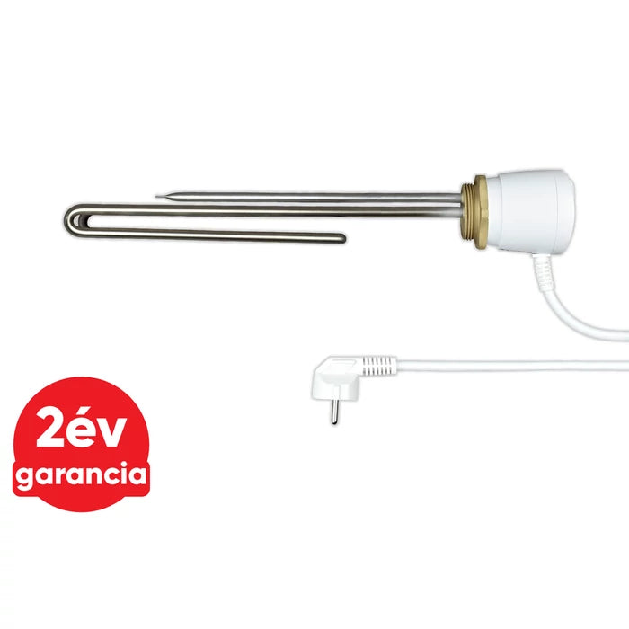 ELIKO elektromos fűtőbetét termosztáttal 6/4" (rozsdamentes / 3 kW / 230V)