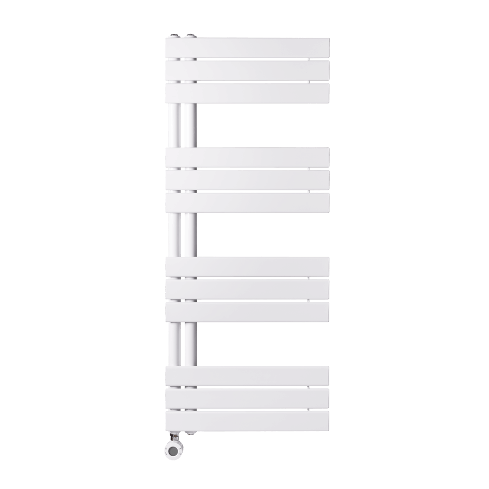 WENTOREX Asymmetric Electric 700 Watt elektromos törölközőszárítós radiátor (fehér / 500 mm)