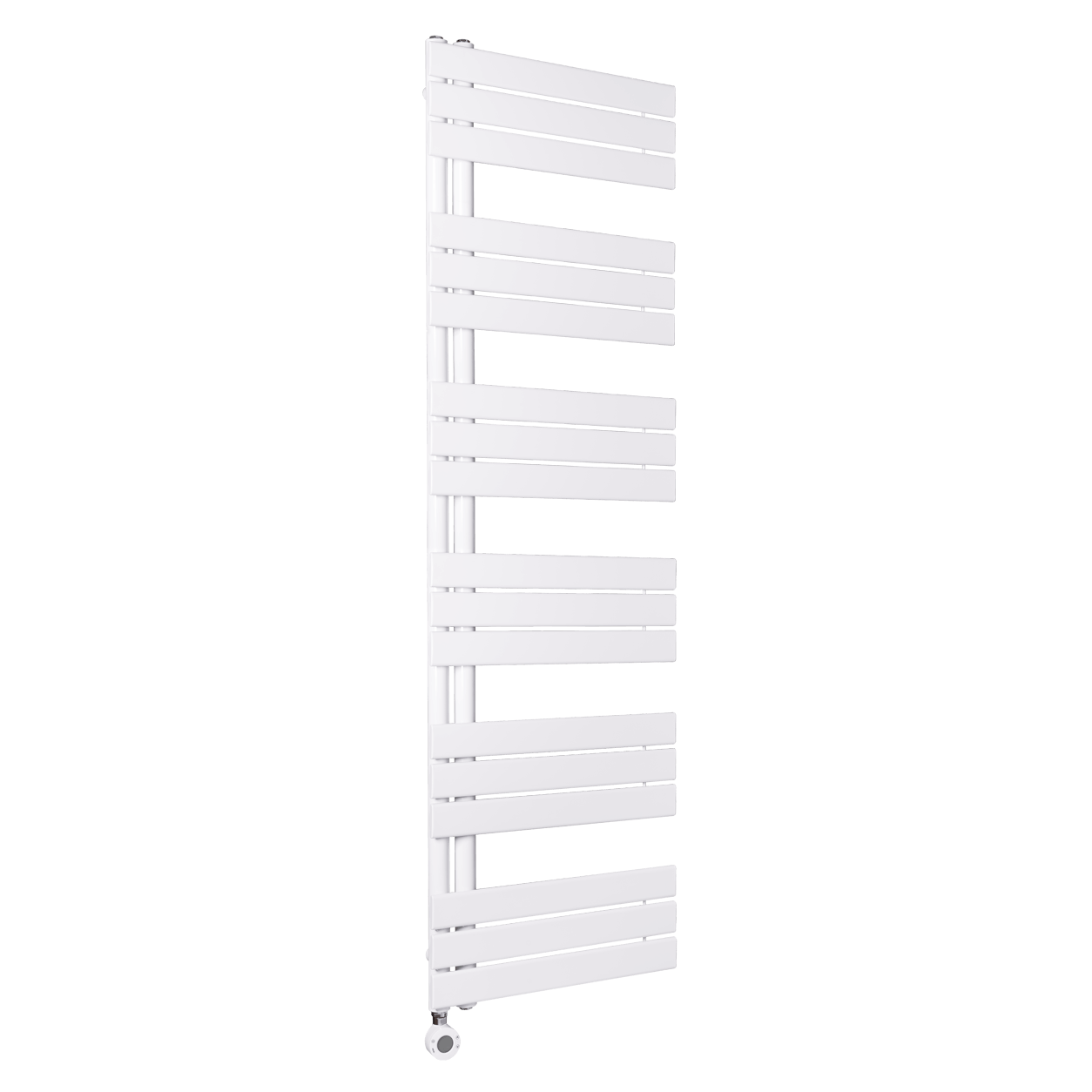 WENTOREX Asymmetric Electric 900 Watt elektromos törölközőszárítós radiátor (fehér / 500 mm)