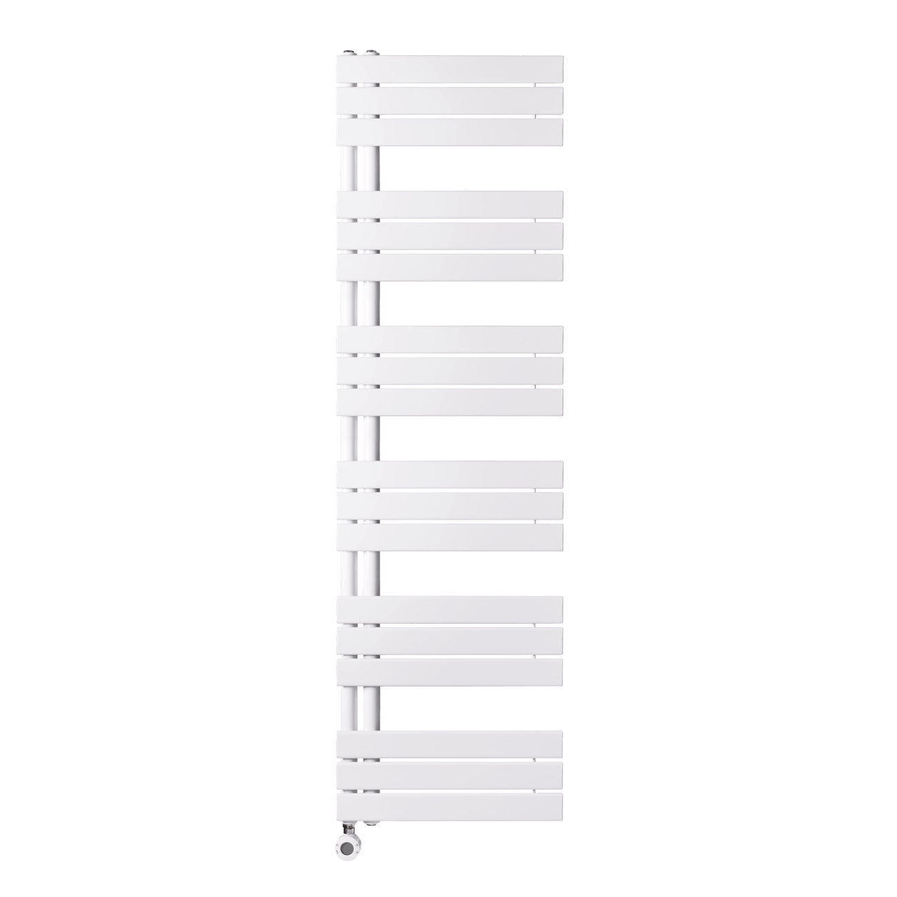 WENTOREX Asymmetric Electric 900 Watt elektromos törölközőszárítós radiátor (fehér / 500 mm)