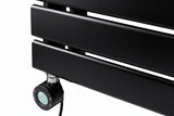 WENTOREX Asymmetric Electric 900 Watt elektromos törölközőszárítós radiátor (fekete / 500 mm)