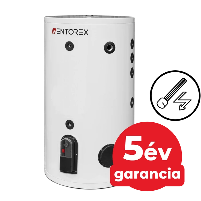 WENTOREX BLUE IHWe 1000 S2 INOX indirekt HMV tartály 2 hőcserélővel (6 kW)