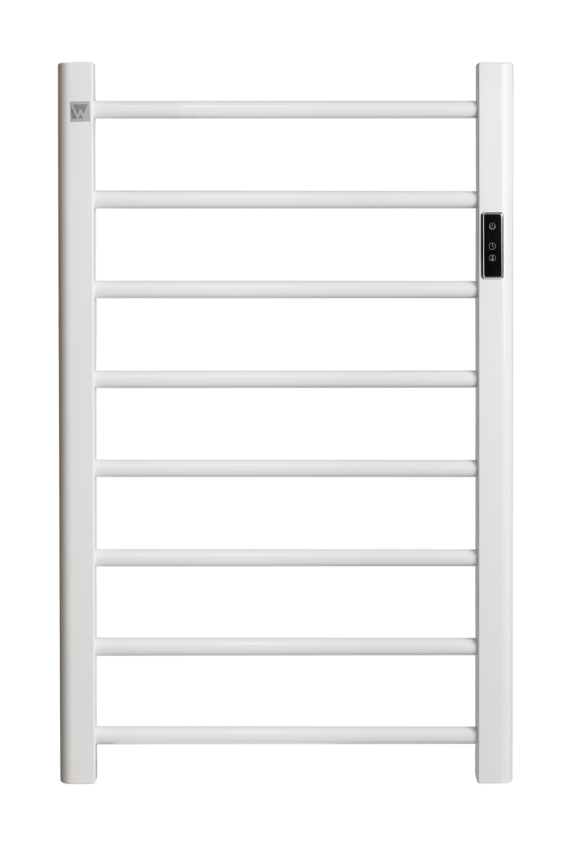 WENTOREX Mini Electric 200 W elektromos törölközőszárítós radiátor lábbal (fehér / 500 mm)