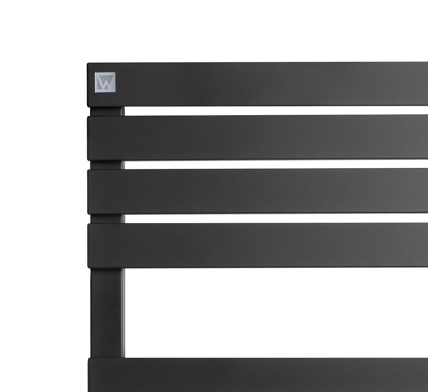 WENTOREX Piatto Electric Top 750 W alum. elektromos törölközőszárítós radiátor (fekete/550 mm)