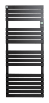 WENTOREX Piatto Electric Top 750 W alum. elektromos törölközőszárítós radiátor (fekete/550 mm)