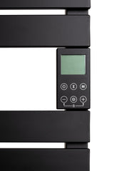 WENTOREX Piatto Electric Top 750 W alum. elektromos törölközőszárítós radiátor (fekete/550 mm)