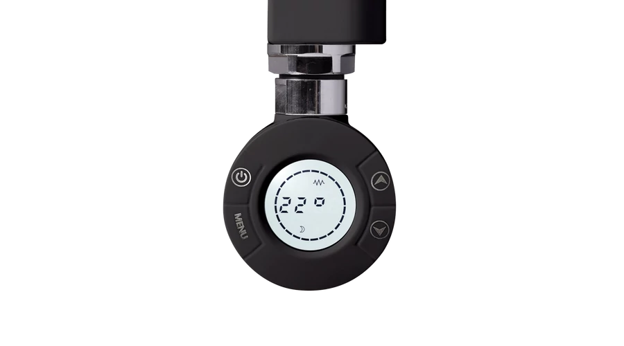 WENTOREX Tolla Electric 400 Watt elektromos törölközőszárítós radiátor (fekete / 500 mm)